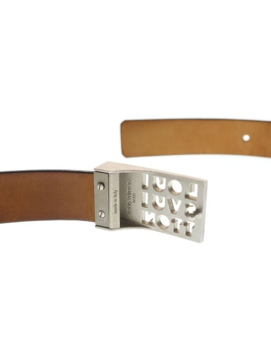 Louis Vuitton Ceinture Logo Buckle Belt Leather Black Brown Lst main image 5